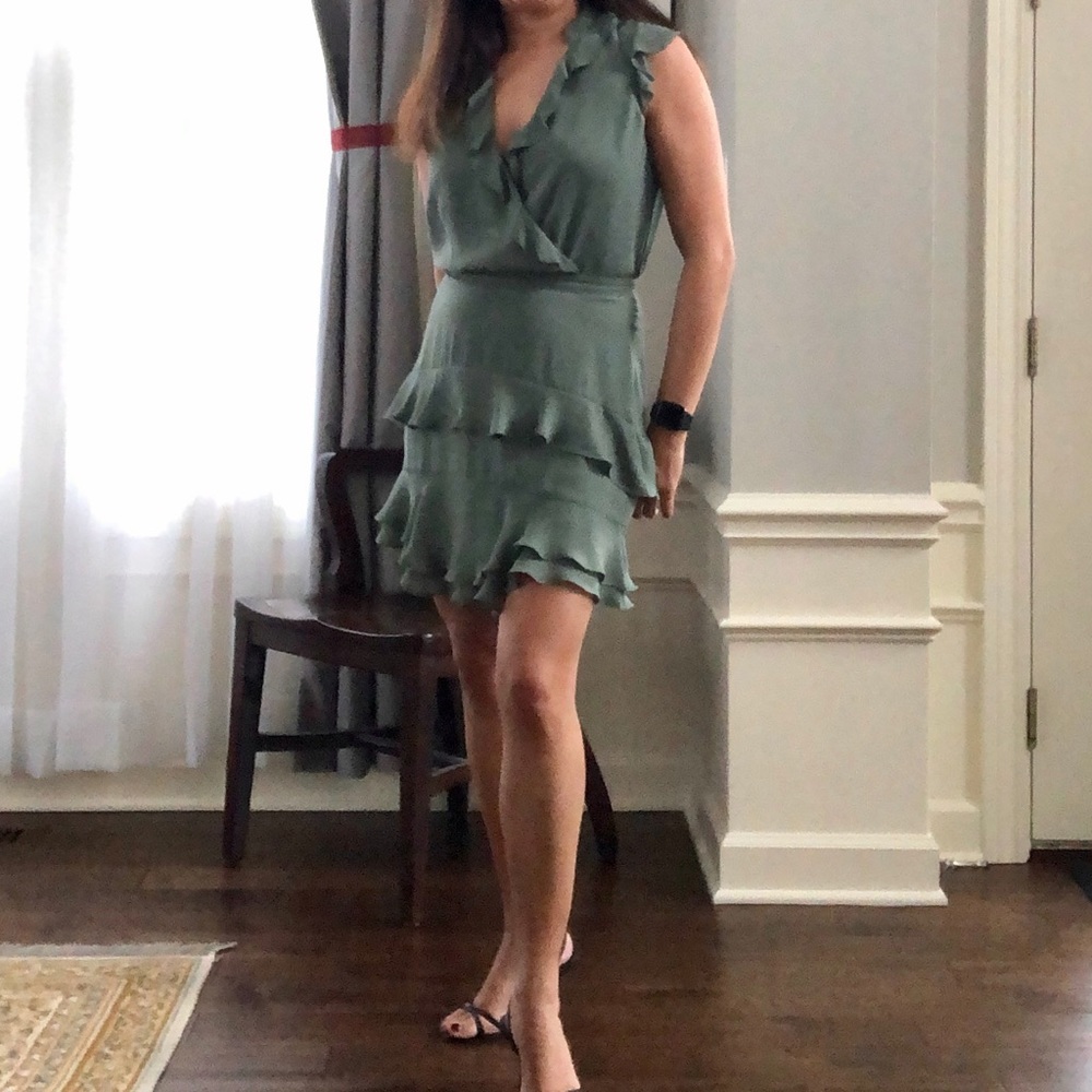 Parker Tangia Green Dress Size 6 - Worn Twice